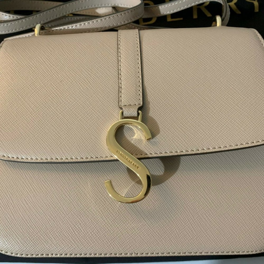 Strathberry S Leather Shoulder Bag in Cappuccino MSRP $650